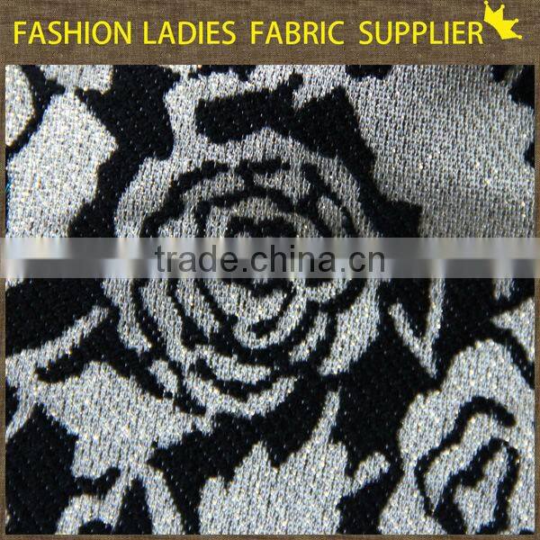 shaoxing textile New designs! poly/ctn jacqaurd fabric,garments fabric,ladies' wearing fabric 210gsm jacquard chenille upholster