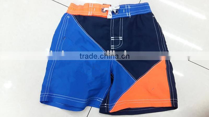Kid's fashion comfortable brand sport shorts pants garment stock lot