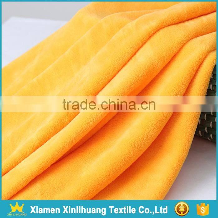 Super Soft Handfeel Colored Knitted 100% Polyester Coral Fleece Velvet Fabric