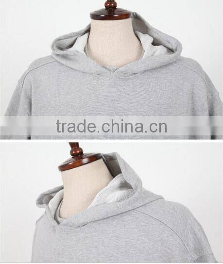 Couple Set Hooded Frayed Pullover + Sweat Shorts