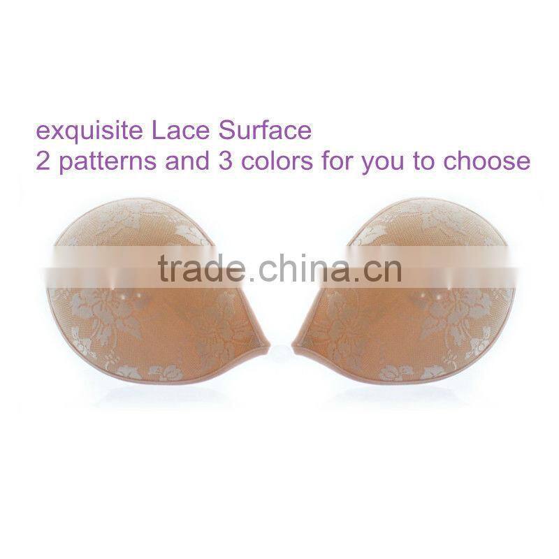 invisible nude matue cotton lace sheer bra
