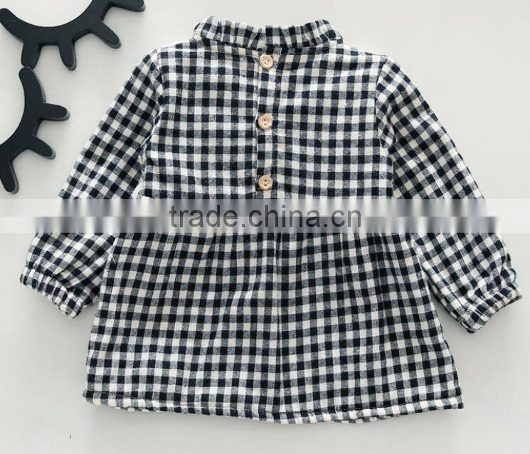 2016 Hot children baby dress stripes baby winter dress picture