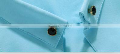 2014 hot styles Slim fit v-neck men's shirt