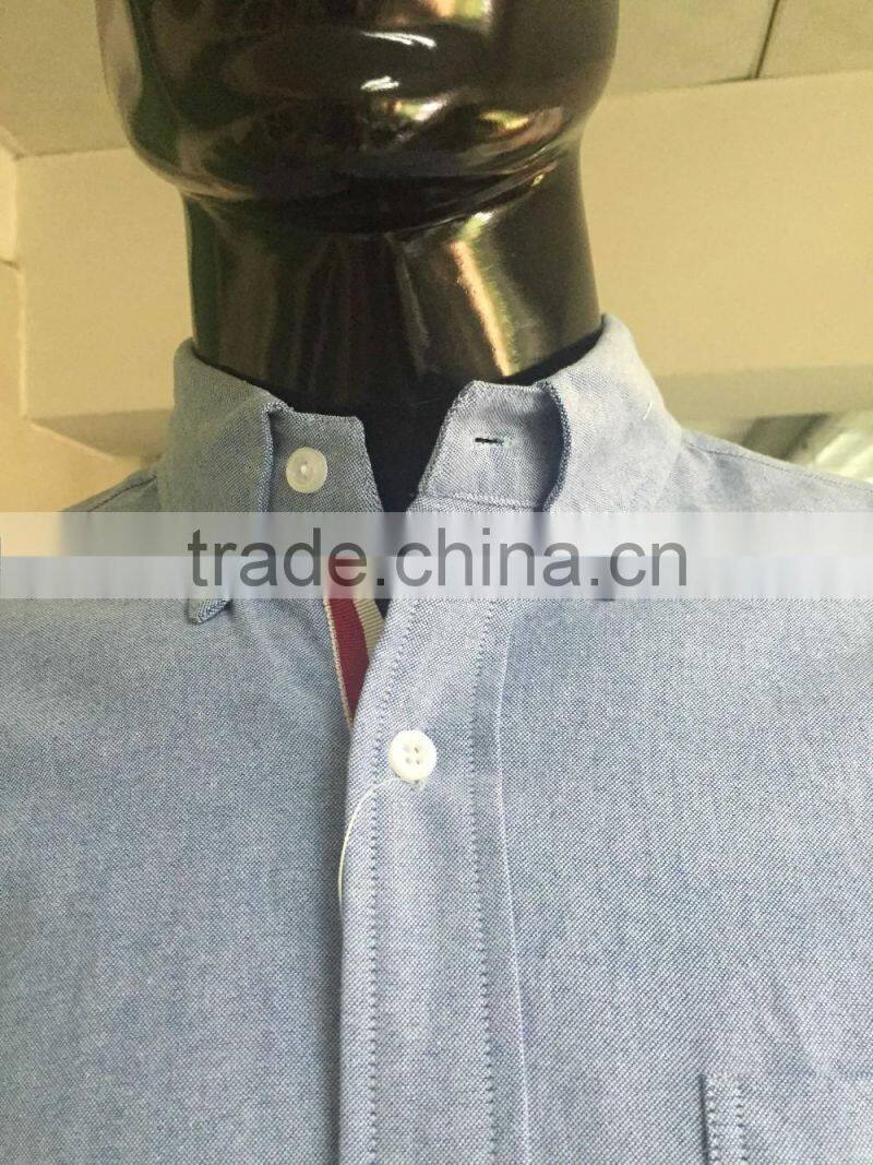 Mens casual shirts soft quality slim fit shirts Plain basic shirts wholesale