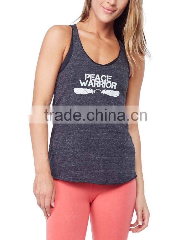 New design Women Cotton Casual Loose Stringer Vest Top Sleeveless Sexy Summer Tank Tops custom stringer vest
