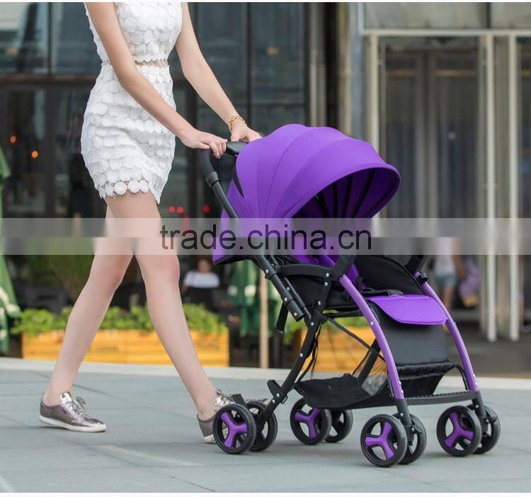 Wholesale Easy Folding Light Weight High View 2 in 1 Classic Baby Strollers Pram