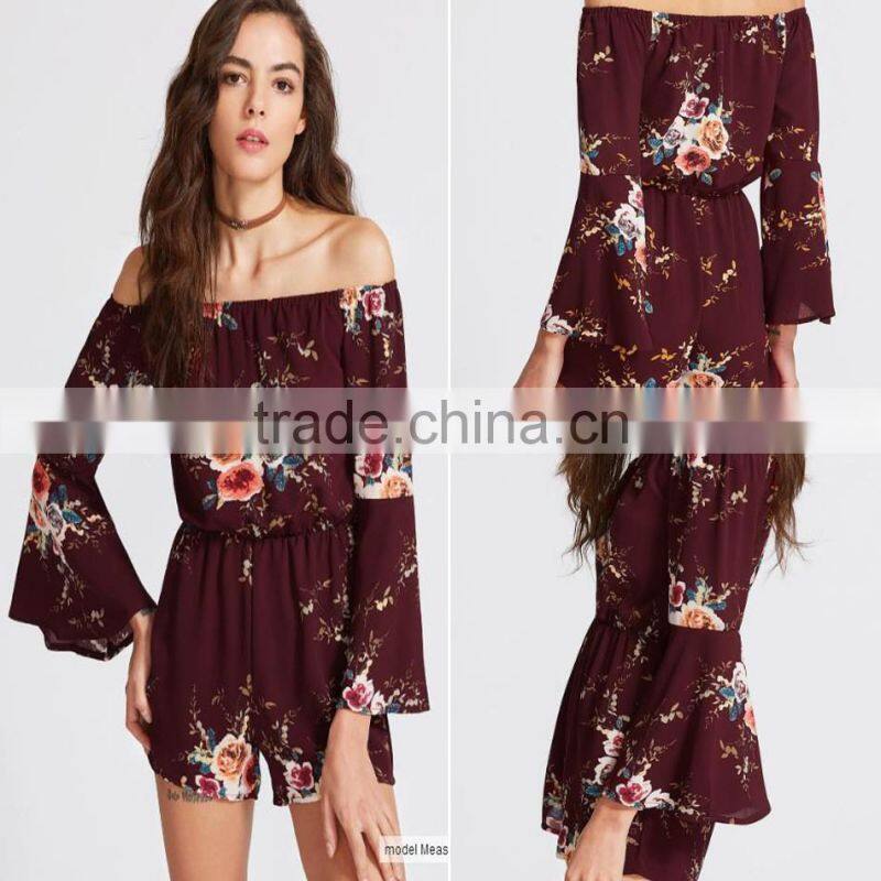 2017 New Fashion Women Summer floral printed long maxi dress apparel