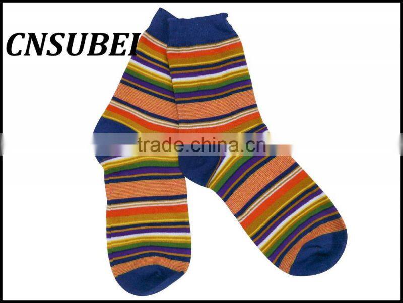 Spring combed cotton sports socks men in tube socks