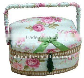 Fashionable Customized color & design sewing basket Factory