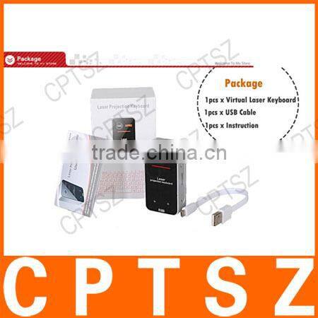 Ultra-Portable Virtual Projection Laser Keyboard Wireless Bluetooth 2.0 USB for HID Super Full Key for XP/vista/7/ 8/IOS/Iphone