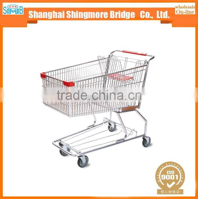 hot sales good quality 120L American style trolley for supermarket