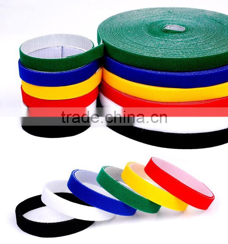 Hot selling magic strap Hook loop cable ties with P shape