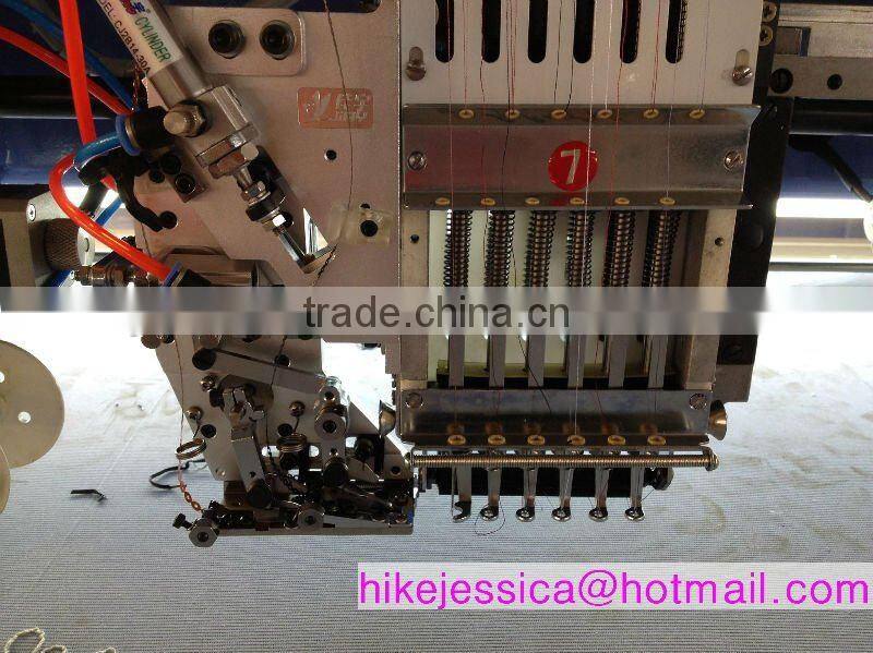 FS-610 10heads cording coiling taping and double sequins mixed computerized embroidery machine