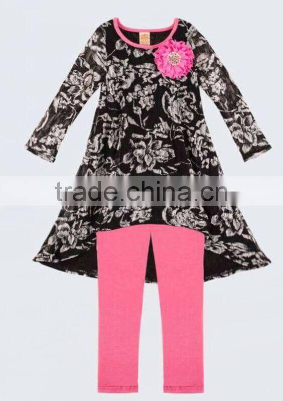 zhejiang yiwu girls long sleeved clothes give you a different dress feeling Long autumn stripes wrinkled girls cotton