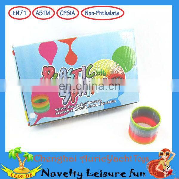 spring jumping toy,funny rainbow springs toy,twinkling spring toys ZH0906777