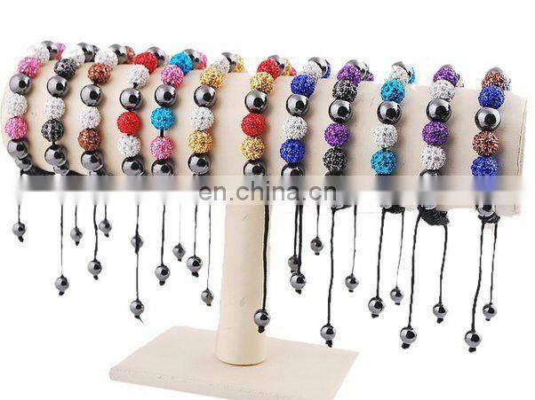Disco crystal ball shambala bracelets
