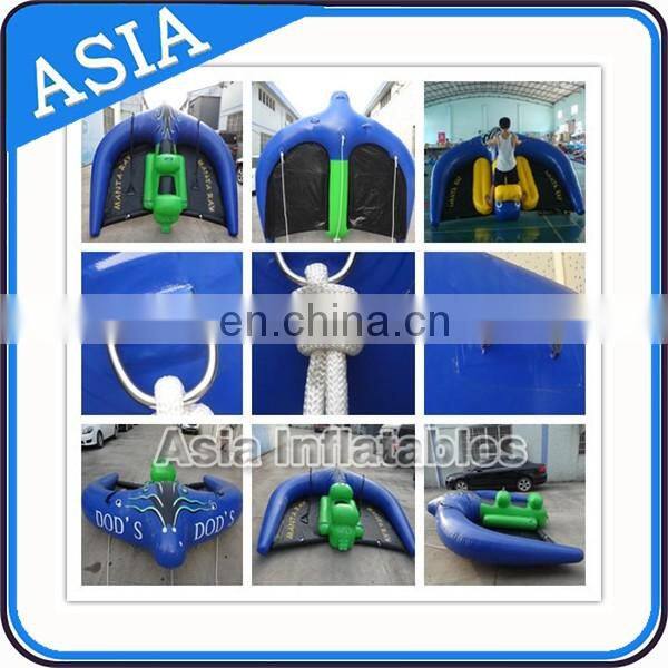 Hot sale flying tube inflatable flying manta ray / fly fish inflatable for water