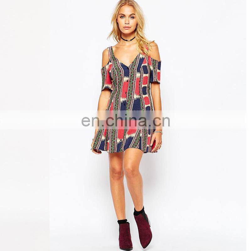 Dongguan factory wholesale women dresses for ladies sexy bodycon striped short dress