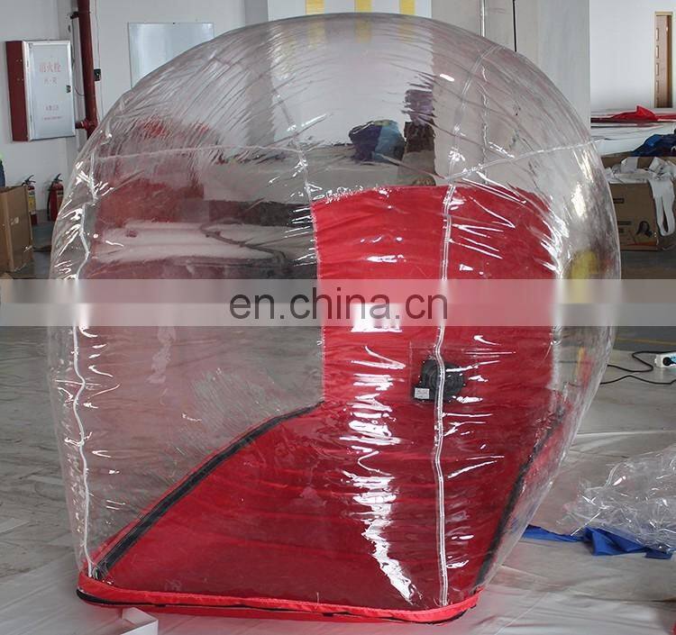 Hot sale fashion design outdoor tent inflatable motorcyle capsule