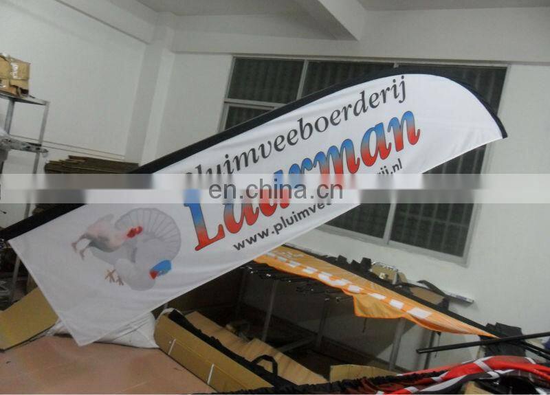 cheap advertising knife flag with base