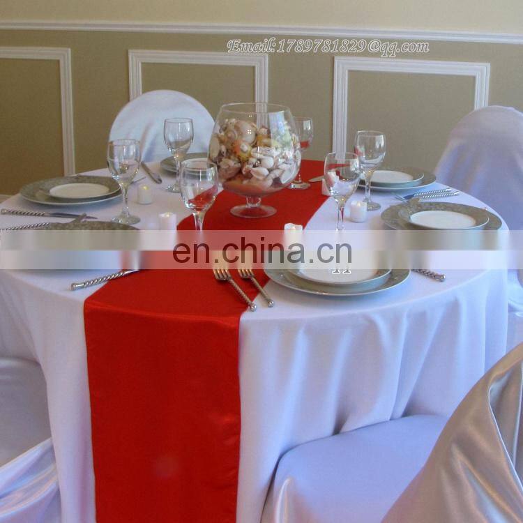 satin bridal table runner