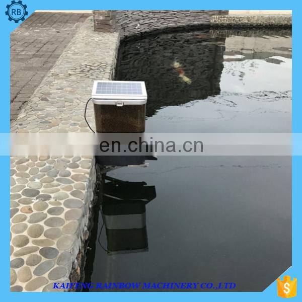 high capacity good performance automatic pond fish food feeder