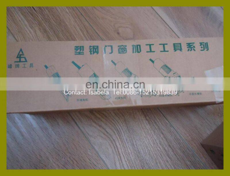 Portable electric Plastic window machine for door window external corner cleaning