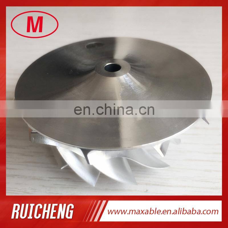 GT15-25 47.50/60.01mm 11+0 blades 720915-0004/737692-0002 Upgrade Turbo Billet/milling/aluminum 2618 compressor wheel for Q7