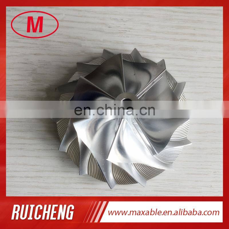 HX40 60.03/85.98mm 7+7 blades high performance Turbocharger milling/aluminum 2618/billet compressor wheel