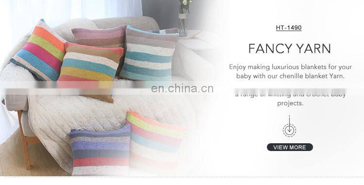 New type color cotton and acrylic blend rainbow yarn for scarf