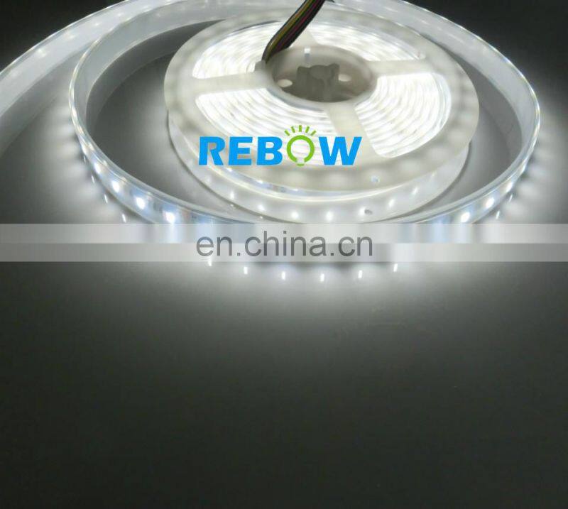 New 5 in 1 RGB+WW+W adressable strip DC12V DC24V RGBWW led strip
