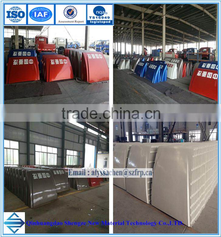 FRP deflector for truck,FRP lorry deflector,fiberglass roof deflector,SMC deflector