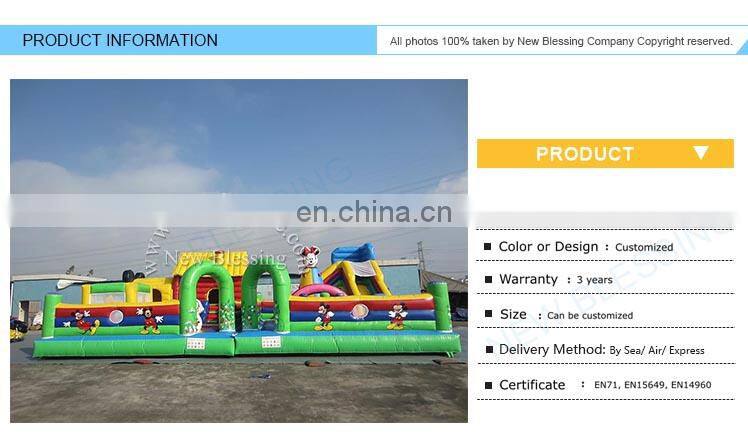 Outdoor high-quality PVC commercial cute mouse inflatable bouncer blower for sale