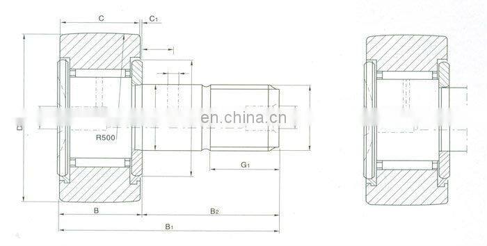 cam track roller bearing KR13 Needle Roller Bearings cam follower