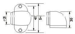 Zinc Alloy Magnetic Door Holder