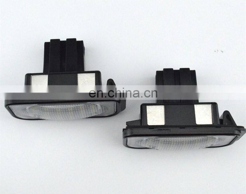 Carest 2pcs White Led License Plate Light For Mercedes Benz W203 Car Number Plate Lamp For Benz W203 4Door 2001-2007