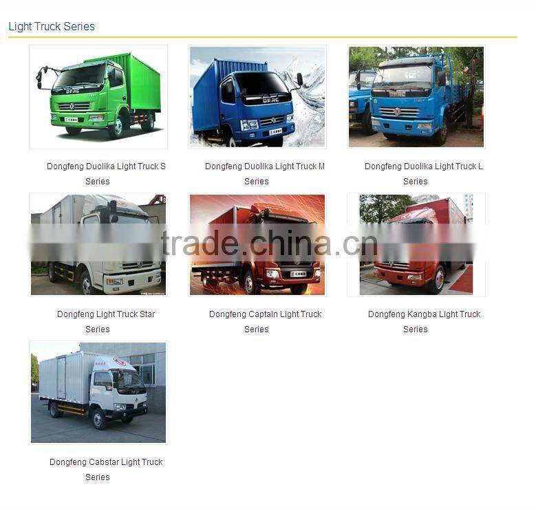 Dongfeng cargo truck/cargo box/dry cargo box truck van