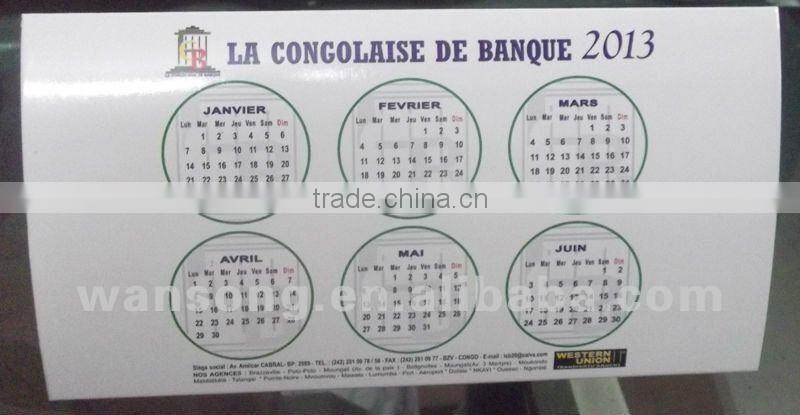 colourful festival table calender