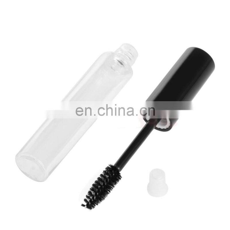 Portable 10mL Empty Mascara Tube Eyelash Vial Liquid Bottle Container Black Cap