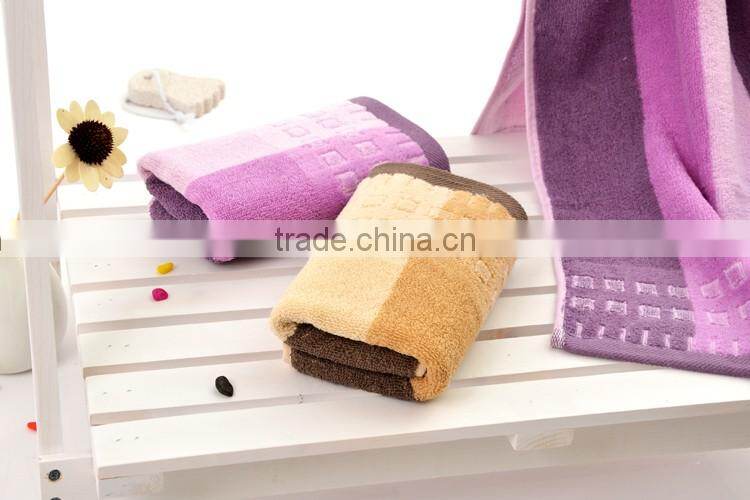 Factory direct sale cotton stain jacquard thick face towel