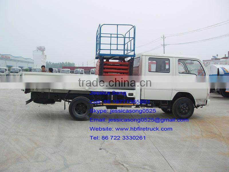 DongFeng Truck Mounted Scissor Lift 10m