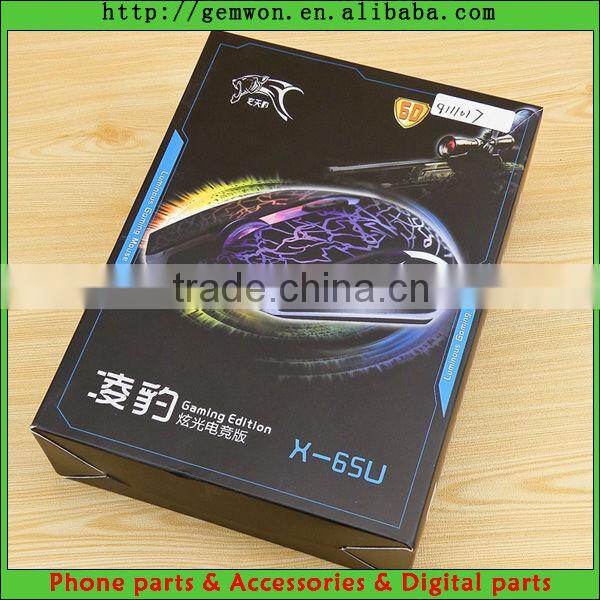 for PC Laptop Optical Wired 6d Changeable dpi Gaming handshoe mouse colorful Laser Design