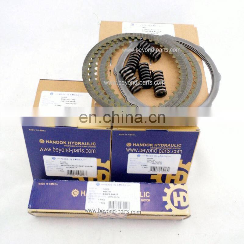 320C Excavator piston shoe valve block valve plate friction plate brake spring for Swing Motor