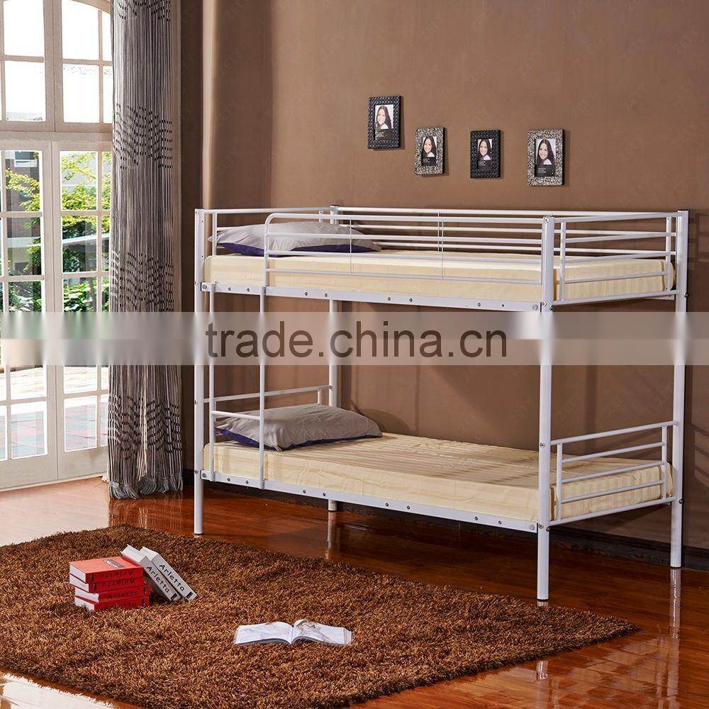 High quality school military metal bed frame separetable steel bunk bed