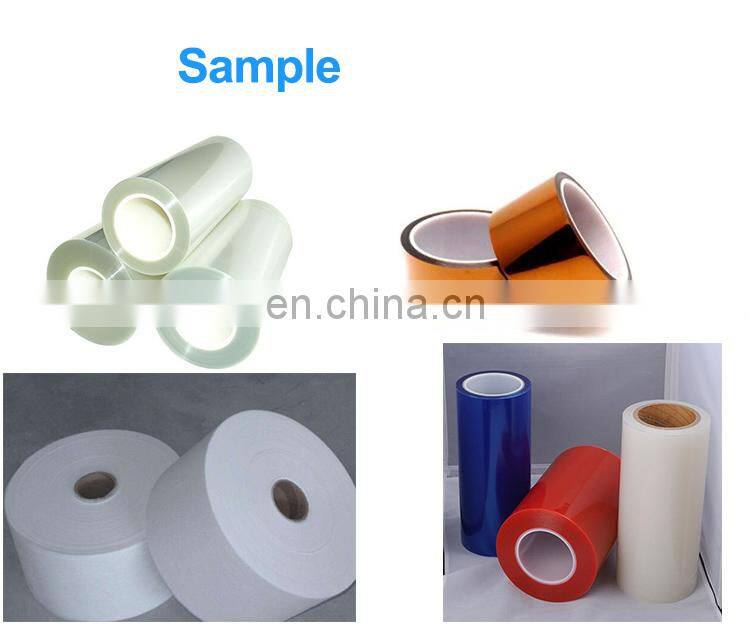 textile Conductive cloth rewind and slitting machine