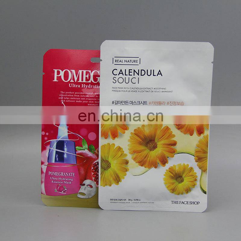 China factory Accept custom printing design cosmetic packaging plastic aluminum foil sachet Bag