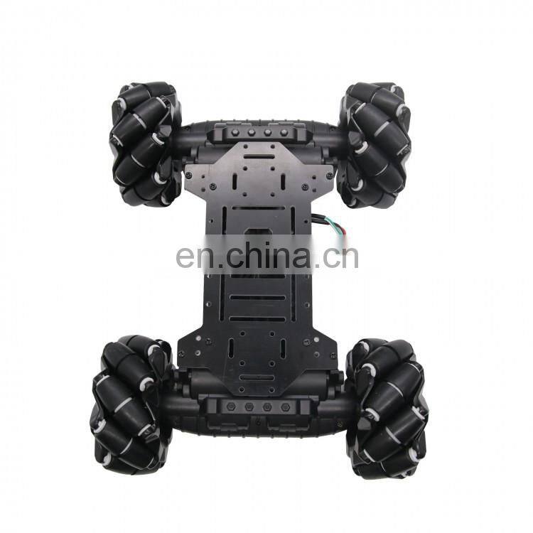 4WD 97mm Mecanum Wheel Fiberglass Mecanum Wheel Chassis Robot Car Kit for Ar-duino Raspberry Pi STM32