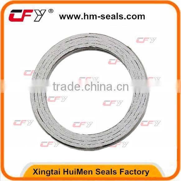 2.5" 3-BOLT HEADER MANIFOLD DOWN PIPE CATBACK TURBO EXHAUST GASKET FLANGE