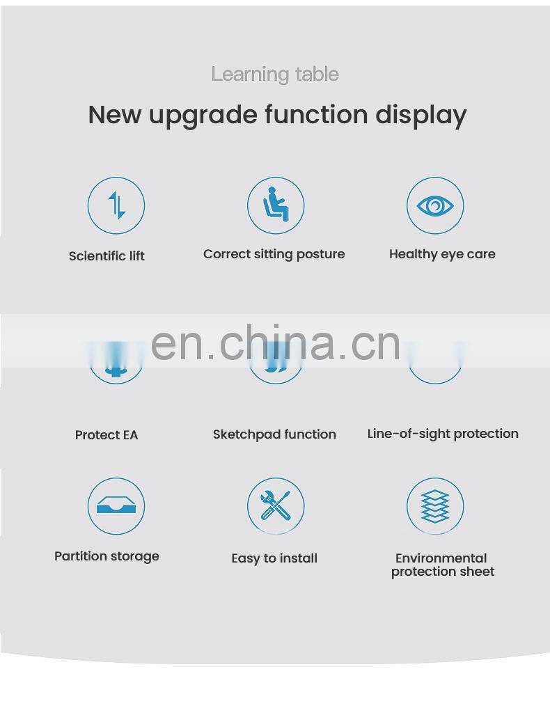 2021 study table for kids adjustable height smart study table height adjustable desk children sitting posture correction