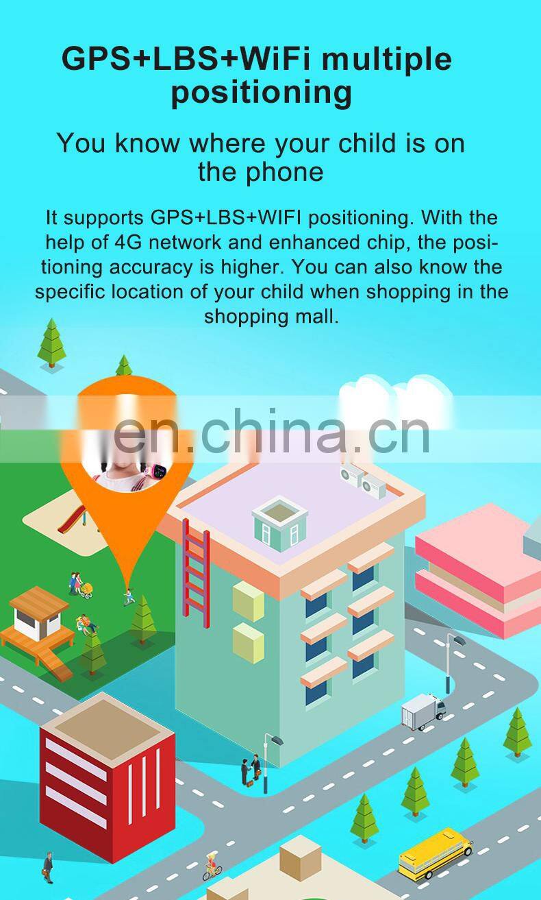 OEM multi language wearable accessories temperature smart watch gps wifi kids smart bracelet